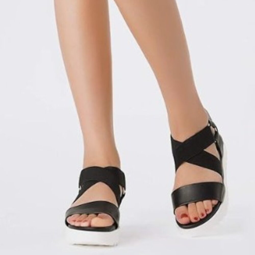 DREAM PAIRS Charlie Open Toe Strappy Platform Sandal 7.5